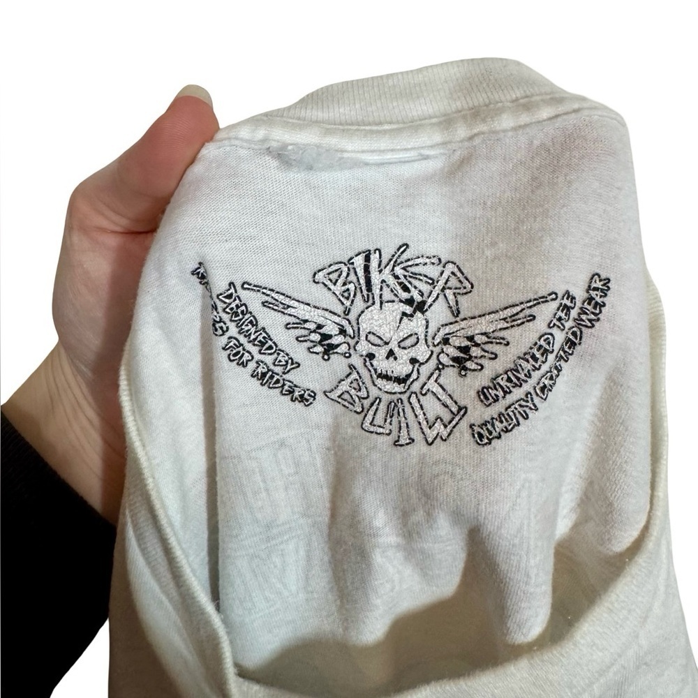 Harley-Davidson Biker Built Black Hills Rapid City, SD Eagle Muscle Tee Tank Y2K - Picture 6 of 6